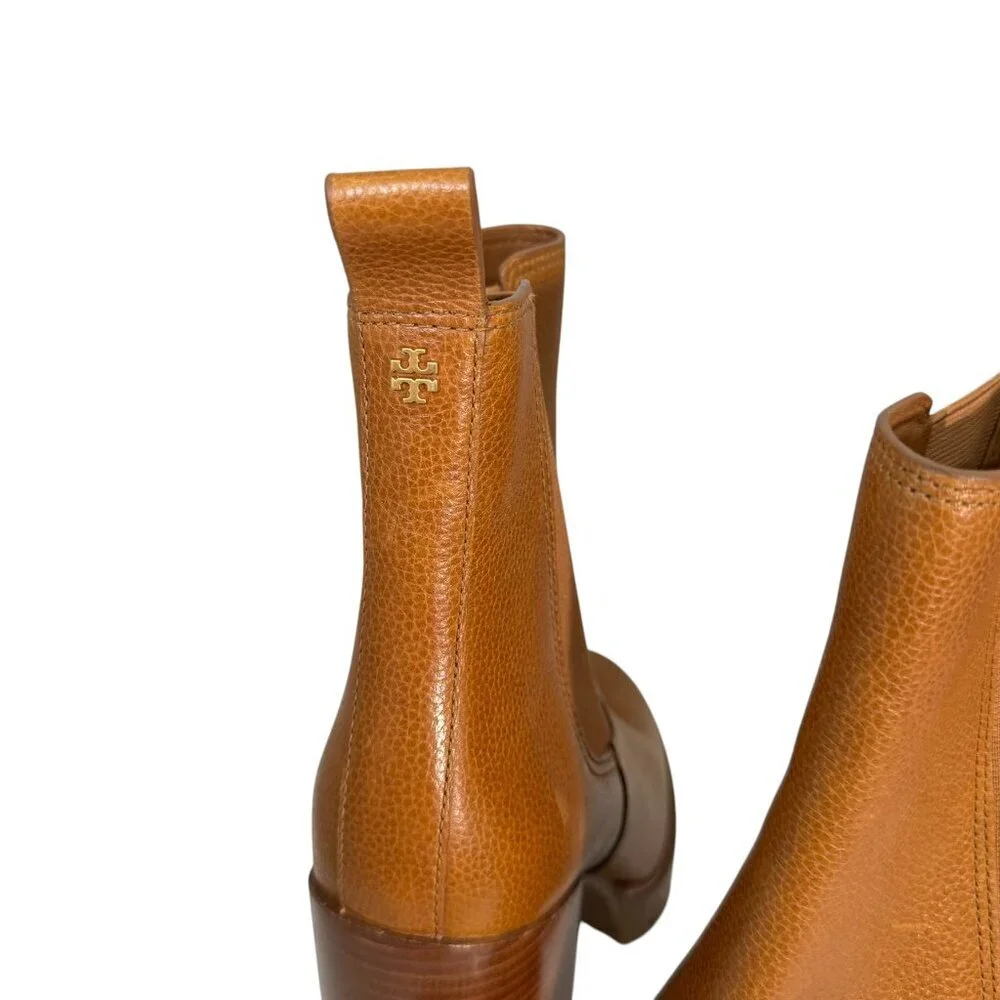 Tory Burch Carson 70mm Lug Sole Boot‎ in Toasted Caramel Size 11 Women NEW $458